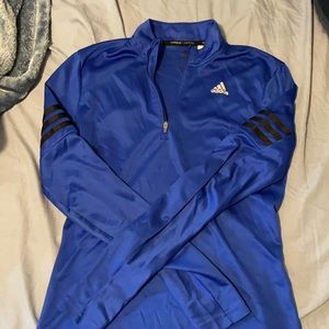 Adidas running long sleeve quarter zip
